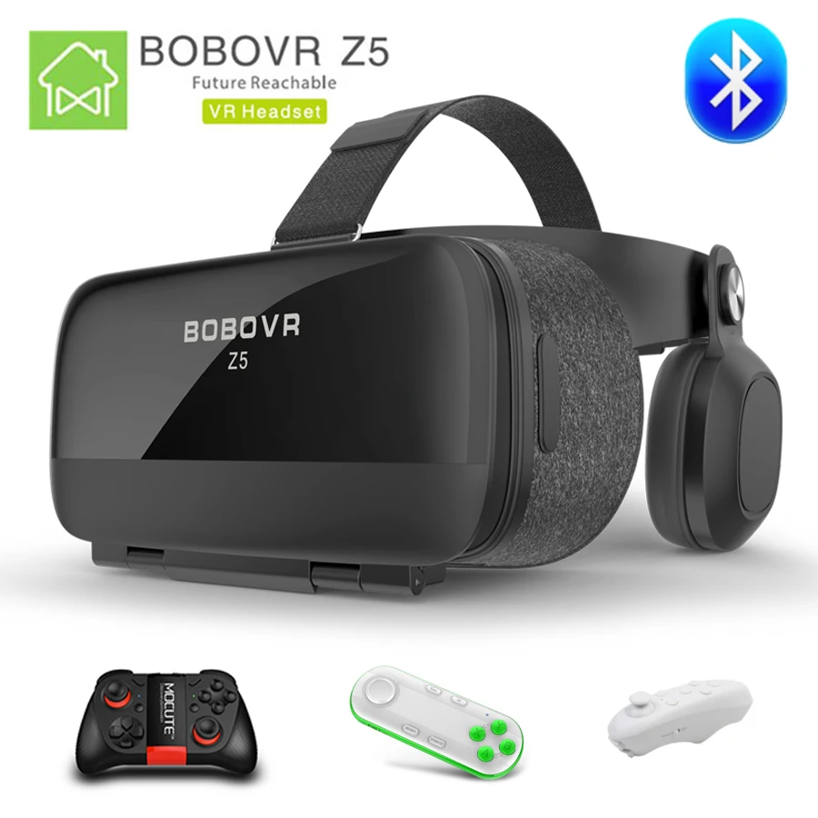 Очки виртуальной реальности BOBOVR с Bluetooth bovr Z5 очки Google Cardboard VR гарнитурой для