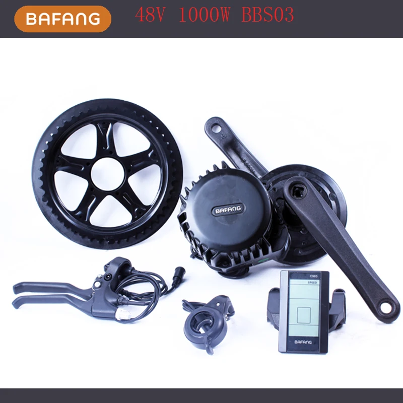 Bafang BBS03/BBSHD Lastest model 48V 1000W Ebike Electric bicycle Motor 8fun mid drive electric bike conversion kit