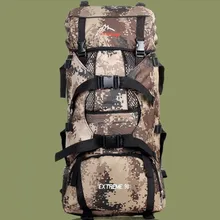 Многоцелевой открытый альпинистский рюкзак 70L большой емкости камуфляж рюкзак кемпинг сумки F055
