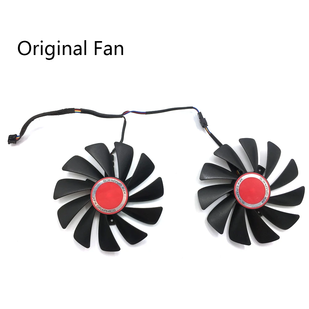 Оригинальный 95 мм CF1010U12S подставка для графической карты XFX AMD Radeon RX580 RX590