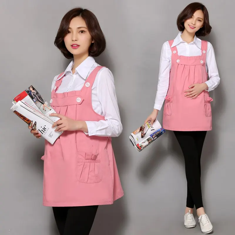 

Korean fashion radiation protection maternity dress strap skirt pocket radiation large size dress