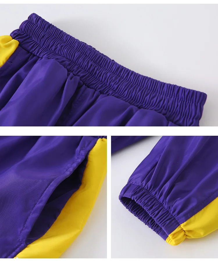 Desempenho de Dança Roupas de Primavera e Outono das Crianças Coreana do Conjunto de Meninos do Hip Roupas Maré Versão Traje Rua Hop 18 Rua roupas desempenho de dança roupas de