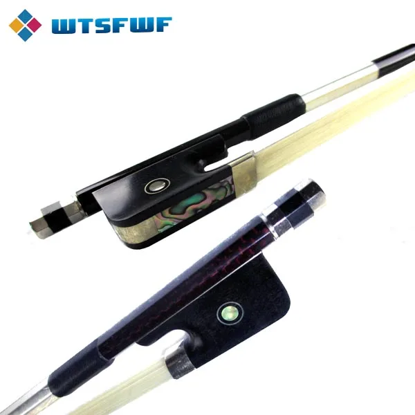 

Free Shipping 5pcs/lot 4/4 Color Plaid Carbon Fiber Viola Bow High Grade Carbon Fiber Viola Bow Student Viola Bow