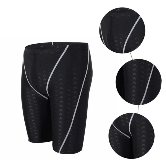Best Offers Professional Black Waterproof Briefs Men Competitive Swim Sports Trunks Elastic Swimwear Men's Briefs Plus Size 2017
