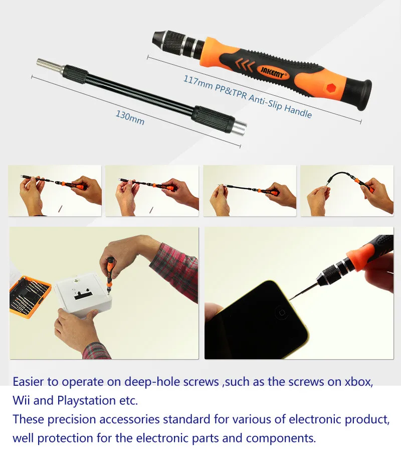 23 in 1 Professional Screwdriver Set Multi-tool Kit for Repair Watch Phones iPad PC Electronic Maintenance Hand Tools