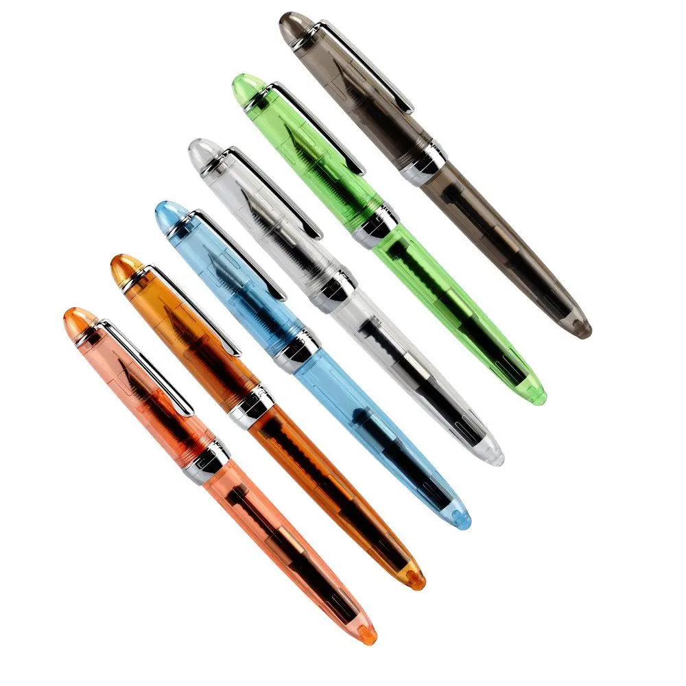 Перьевая ручка Jinhao набор, Jinhao 992 студентка 6 цветов Средний NIB