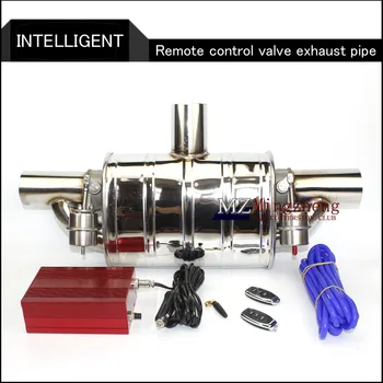

2.5" Exhaust System Stainless Steel T Pipe Electric Exhaust CutOut Out Valve With Electronic Remote Control Switch exhaust pipe