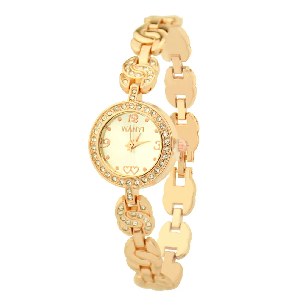 

Ladies Fashion Diamond Bracelet Watch Creative Gift Quartz Watch