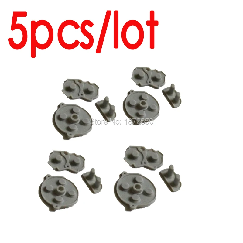 5pcs/lot Hot Sale Plastic Replacement For NintendoGameboyAdvance Games Console Rubber Conductive Pad Silicon Pads Color Advance |