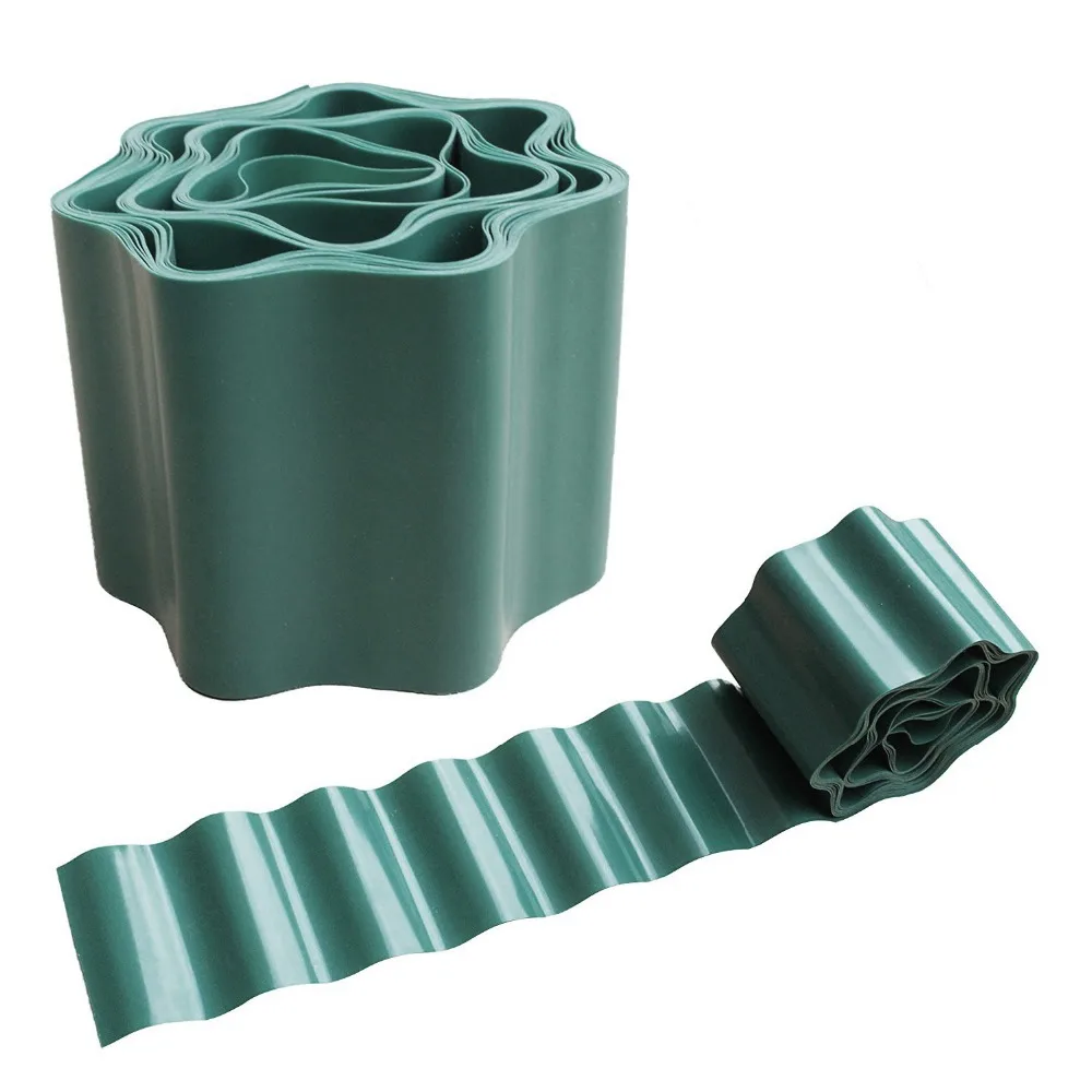 

Gardening Green Flexible Plastic Garden Lawn Edging, Border Edging For Lawns, Flower Beds Protect Your Lawn From Erosion