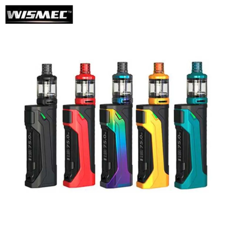 Оригинальный Wismec CB-80 комплект электронных сигарет AMOR НС Pro бак 2 мл с 80 Вт CB 80 Box MOD Vape комплект