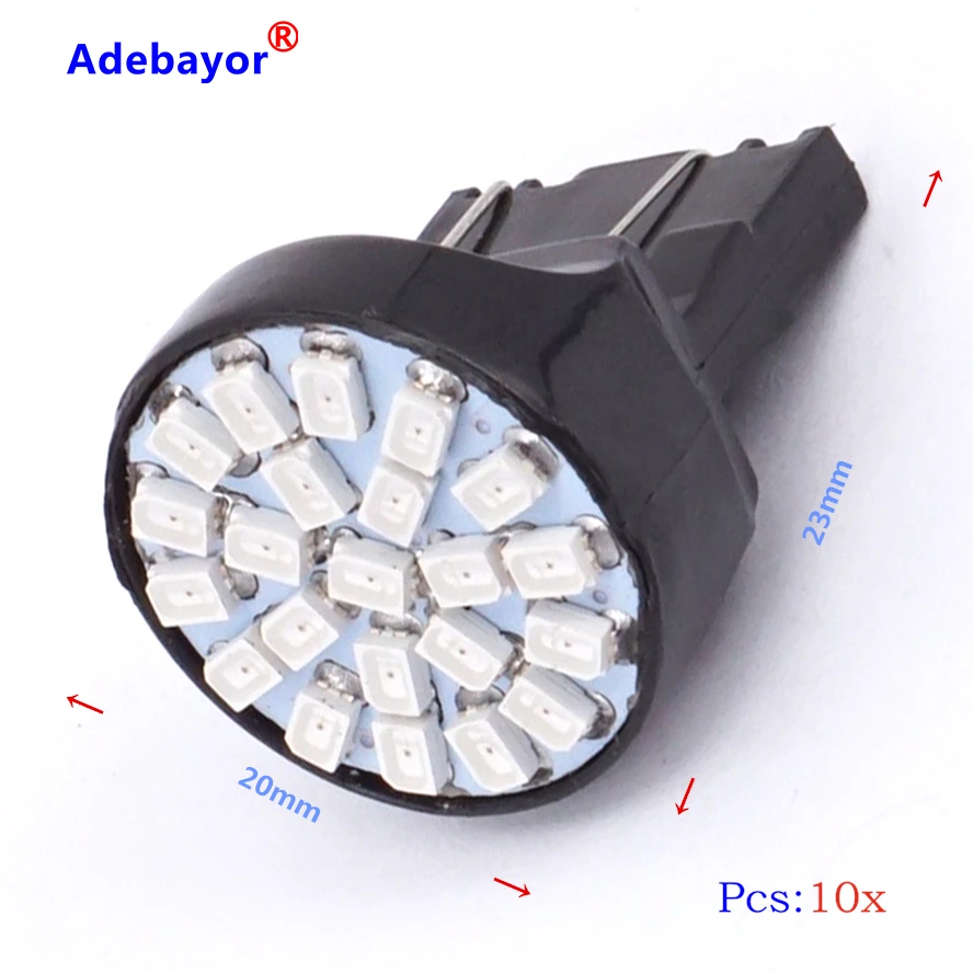 10X7443 3014 SMD 22 светодиодный да T20 Ода 1206 smd лампы освещения 7440 индикатор направления