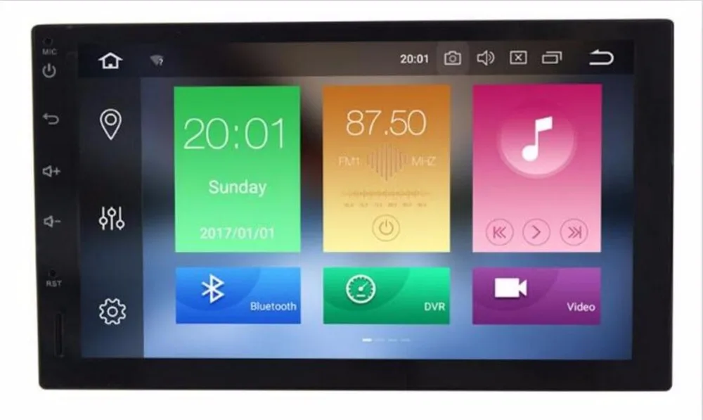 

4GB+32GB Android 8.0 Auto Radio 8/OctaCore 7Inch 1DIN Universal Car DVD player GPS Stereo Audio Head unit Support DAB DVR OBD BT