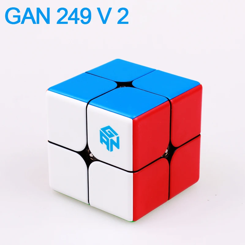 GAN 249 V2M Магнитный Магический кубик Гань 2x2 Профессиональный мини карманный gan V2