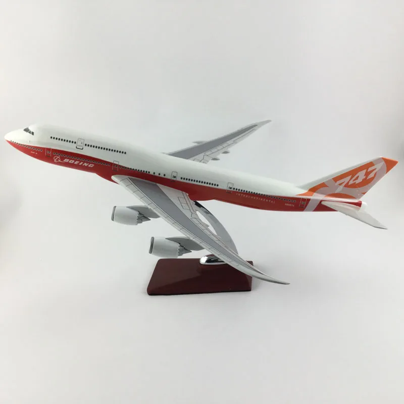 

45-47CM Boeing 747-8 1:150 METAL Alloy Aircraft Model Collection B747 Model Plane Toys Gifts Free express EMS/DHL/Delivery