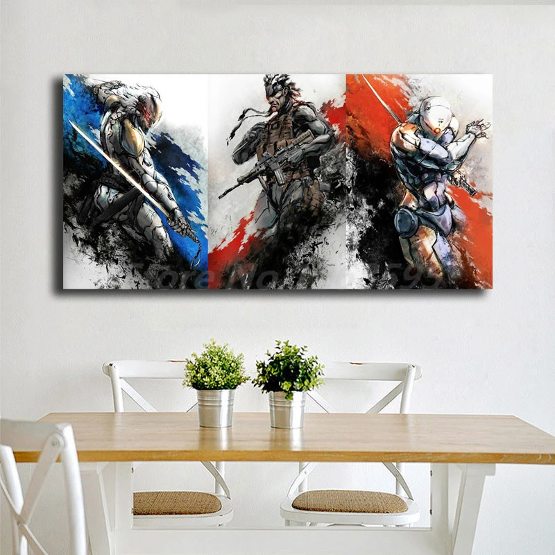 Metal Gear Solid 5 The Phantom Pain Full Hd Wallpaper Art Canvas Poster Painting Wall Picture Print For Home Bedroom Decoration Painting Calligraphy Aliexpress
