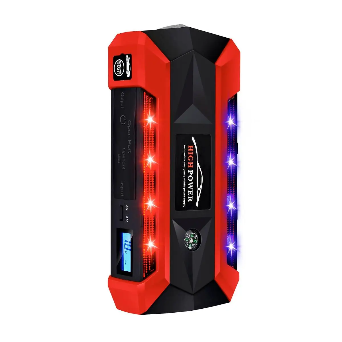 Carro de Emergência Dispositivo de Partida Impulsionador de Partida do Carro para Carregador de Bateria de Carro ir para Iniciantes Power Bank Portátil 89800mah 4usb 12v 14 4usb power bank 12v dispositivo de partida