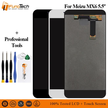 

For 5.5'' Meizu MX6 LCD Screen Display With Frame+Touch Screen Panel Digitizer For Meizu MX6 Display Frame Assembly