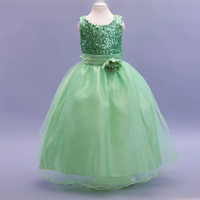 fashion girls dress princess costume girls wedding party dresses 13