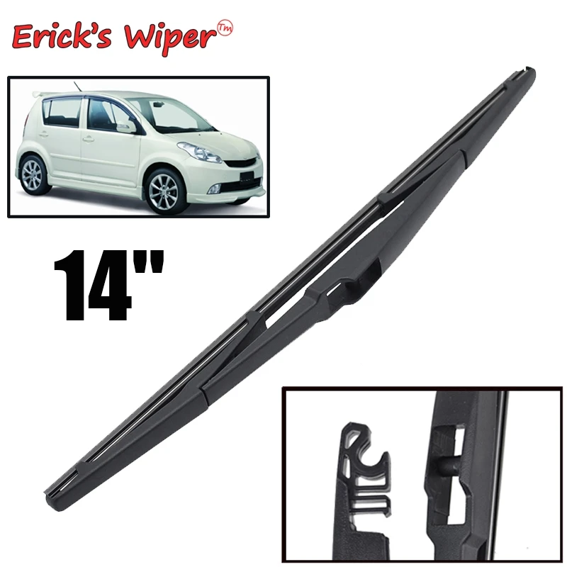 

Erick's Wiper 14" Rear Wiper Blade For Daihatsu Sirion MK2 2004 - 2012 Windshield Windscreen Tailgate Window