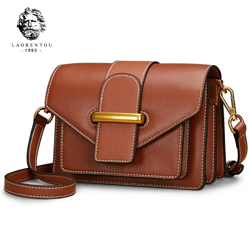 

LAORENTOU small bag female 2018 new wave leather wild Messenger personality explosion model shoulder fashion bag