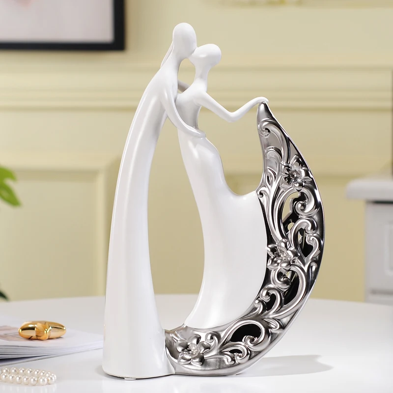 Us 85 31 5 Off Modern Ceramic Silver Decoration Figurines Home Living Room Tv Cabinet Wine Decorations Accessories Wedding Gift In Us 85 31 5 Off Modern Ceramic Silver Decoration Figurines Home Living Room Tv Cabinet Wine Decorations Accessories Wedding Gift In