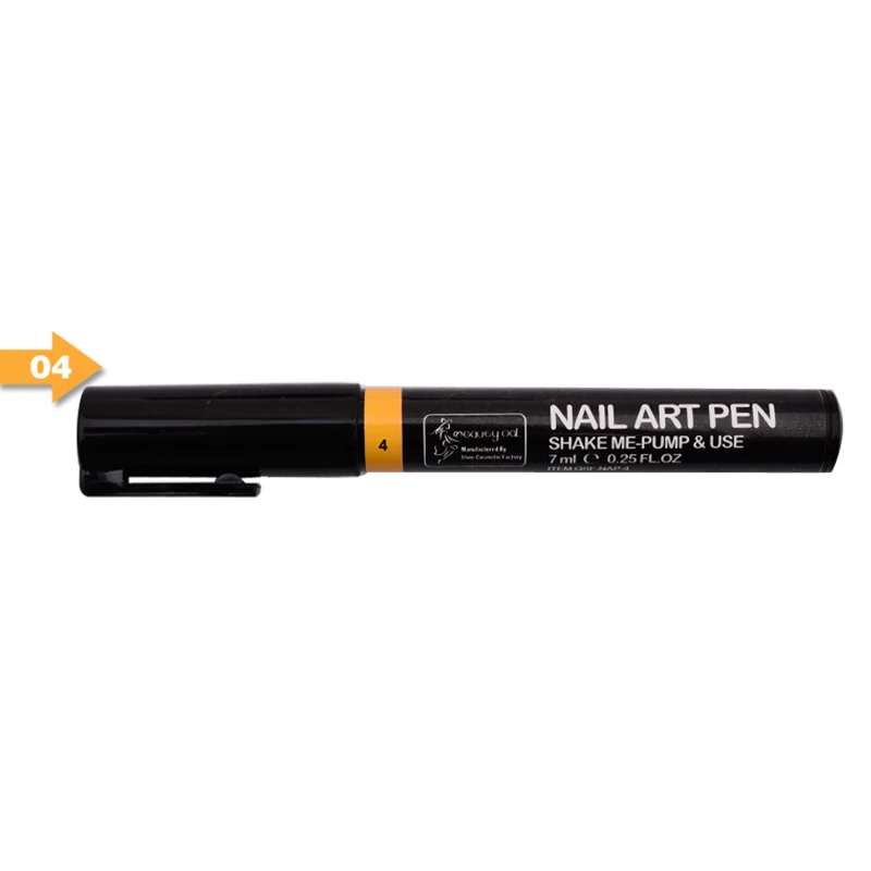 CONTIGO УФ лак для ногтей ручка 16 цветов 3D дизайн ногтей Маркер Краска Ручка Маникюр дизайн ногтей аксессуары: гель новые инструменты для рисования - Цвет: 04