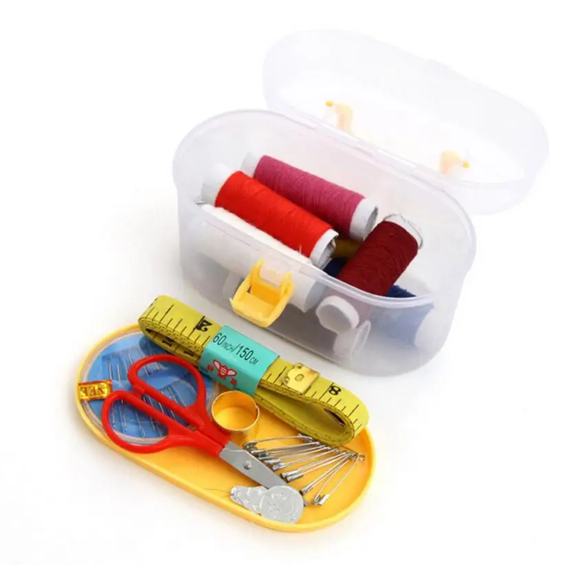Thorn Rust Sewing Kit Needle And Thread Hand Measure Tape Scissor