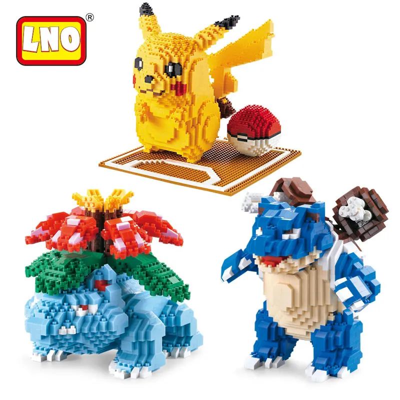 

LNO action & toy figures big size japan animals models nanoblock micro diamond building blocks diy mini bricks toys without box.