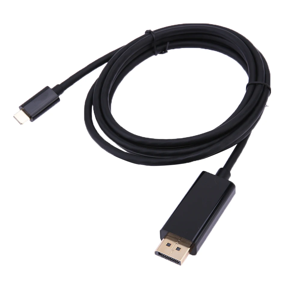 

1.8m 5.9ft USB3.1 Type C to DisplayPort Cable Type C to DP Male to Male 4K Cable for MacBook Pro for ChromeBook Pixel