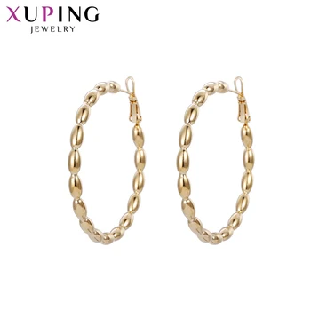 

Xuping Jewelry New Unique Eye-catching Wedding Style Gold-color Plated Earrings for Women Christmas Gifts 93147