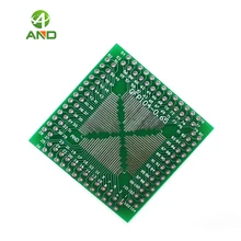 5 шт. двухсторонняя печатная плата адаптера, QFP 0,5 мм 0,65 мм шаг, DIP 2,54 мм, QFP/TQFP/LQFP