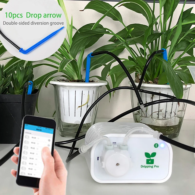

Garden Intelligent Automatic Watering Mobile Phone Control Device Drip Family Garden Care Timer Irrigation Controller System 35