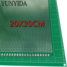 98-23 1 шт. 20x30 см Односторонний Прототип PCB универсальная печатная плата