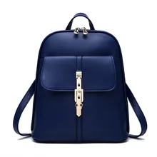 2016 Hot Brand Famous Waterproof Leather Backpack Women Schoolbag Students School Bags For Teenagers Back Pack