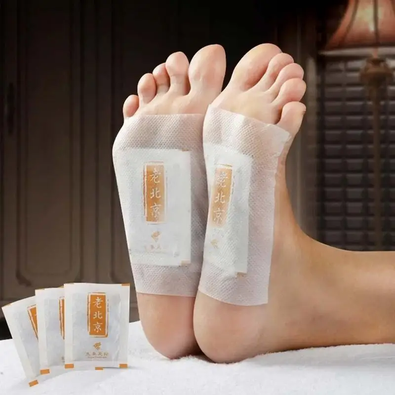 

10 pcs/bag Traditional Chinese Medicine Detox Foot Patch Plasters Slimming Weight Loss Fatigue Relieving Patches Feet Sticker