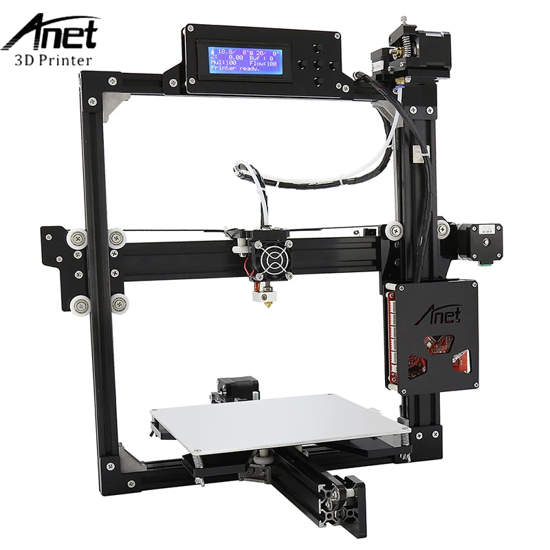 Anet A2 3d принтер большой размер печати 220*270*220 мм полная металлическая рамка 3D Набор