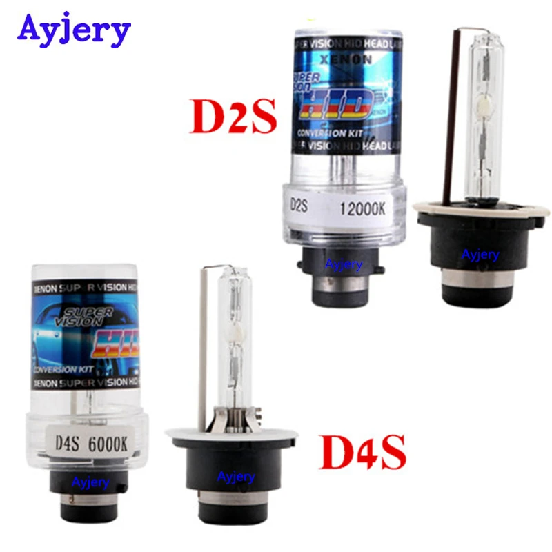 Ayjery AC 35 Вт D1S D2S D3S D4S разрядные лампы высокой интенсивности D1C D2C D3C D4C галогенная лампа для фар D1R D2R D3R D4R 4300K 6000K 8000k 10000K 12000K