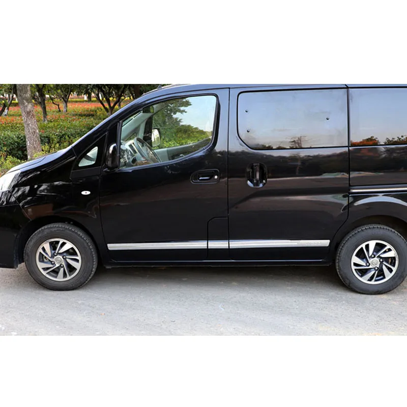 Для nissan nv200 evalia, аксессуары, хромированные дверные полосы, полоска кузова, отделка, Стайлинг автомобиля