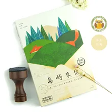 1 набор журналов закладки буквы с острова 30 в упаковке закладки