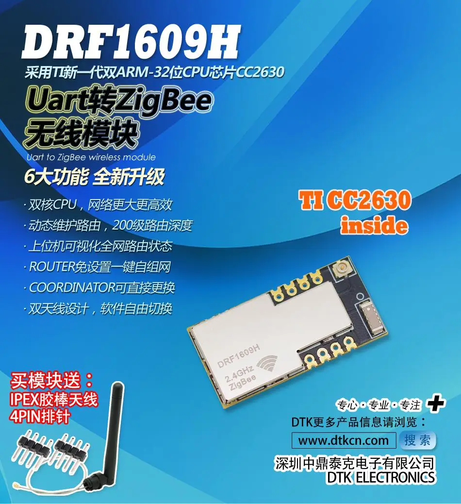 Zigbee система позиционирования V6.0 узел данных drf2616-dw60