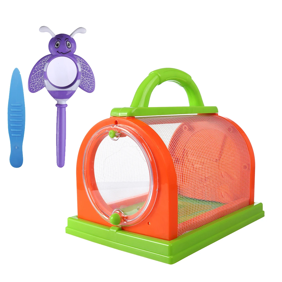 

VICTMAX Children Bug Catcher Kit Insect Pest Feeding Observation Exploration Cage L Size 2 Colors Gift For Kids
