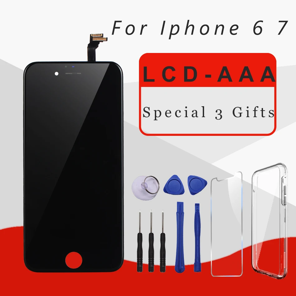 

AAA Quality LCD Screen For iPhone 7 Display Assembly Replacement with Original Digitizer Phone Parts for iphone 8 8p 7p 6 lcd
