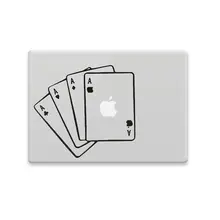 Brand New PVC 19.5×18.5cm Poker A Decal Vinyl Sticker Skin For Macbook Sticker Fit For 11” 12” 13” 15” 17” Tablet PC