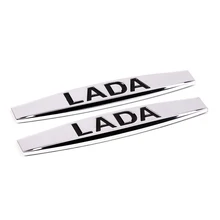 Accessori auto Esterno Distintivo Dell’emblema Car Fender Sticker Decal Per LADA Granta Kalina Priora di Vesta Largus Niva Xray lada 2107