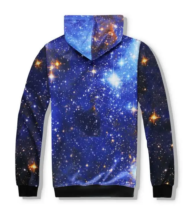 Men Womens Galaxy 3D Digital Printed Big Star Roses Hoodie Pants Sweatshirt Joggers Hooded Tracksuit Set