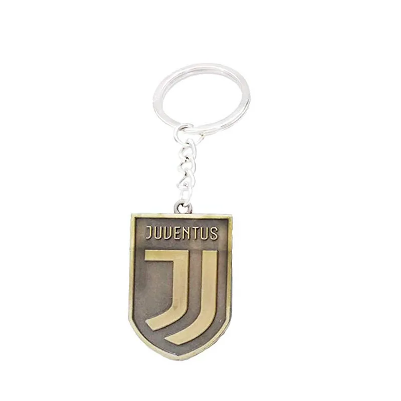 

Juventus Keychain Football Club Soccer Team Logo Zinc Alloy Metal Pendant keyring Keychain team crest,Perfect Gifts