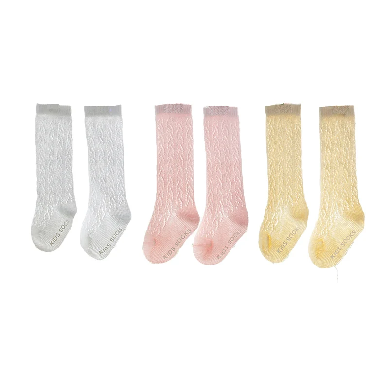 3 пар/лот, весенние дышащие хлопковые носки для маленьких девочек Нескользящие носки для маленьких девочек милые летние носки для маленьких девочек, CS.31 - Цвет: Многоцветный