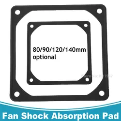 2 pièces Gdstime 80 MM 90 MM 120 MM 140 MM Boîtier PC Ventilateur Anti Vibrations Joint Silicone Choc Tampon D'absorption 