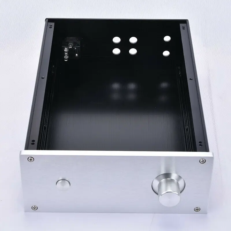 GZLOZONE DIY алюминиевый корпус Чехол усилитель мощности шасси 220*90*311 мм L14-36